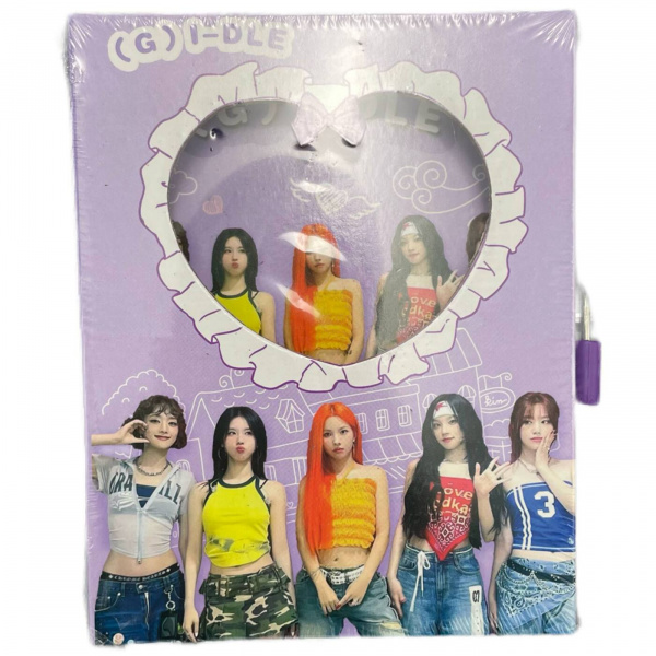 Блокнот с замочком «G I-dle»