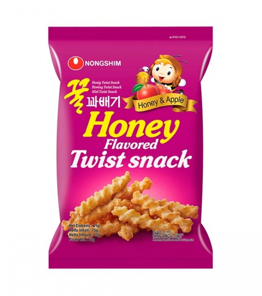 Чипсы NONGSHIM со вкусом меда и яблока 75 г