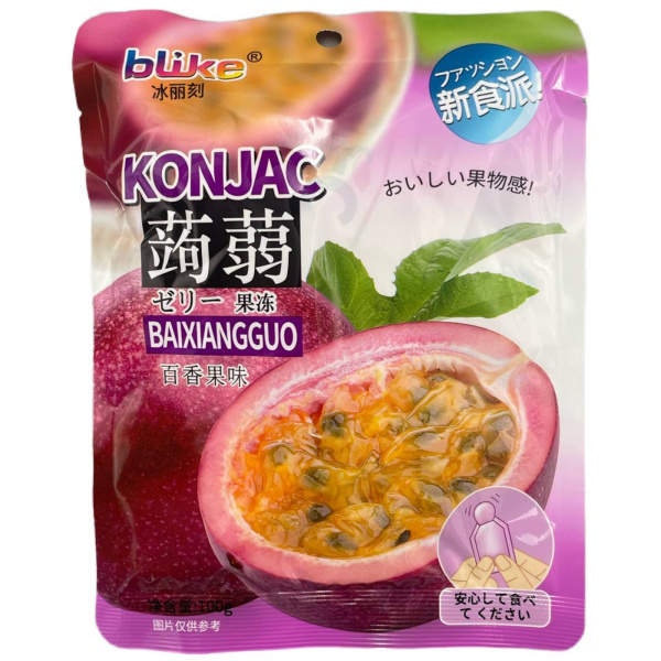 Желе низкокалорийное со вкусом маракуйи 100 г (Китай)
