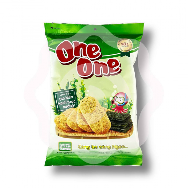 Крекеры ONE ONE рисовые со вкусом морской капусты 104 г