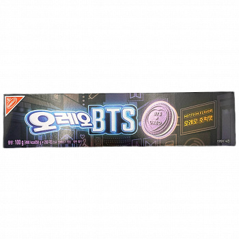 Печенье «Орео BTS» со вкусом хоттока со сливочной начинкой 100 г (Южная Корея)