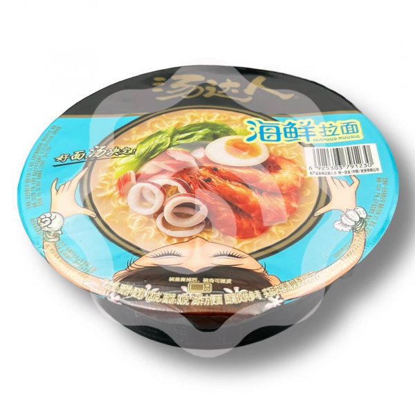 Рамен со сливочным бульоном с морепродуктами 130 г (Китай)