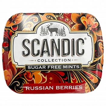 Драже «Скандик» со вкусом черники и облепихи 14 г (Россия)