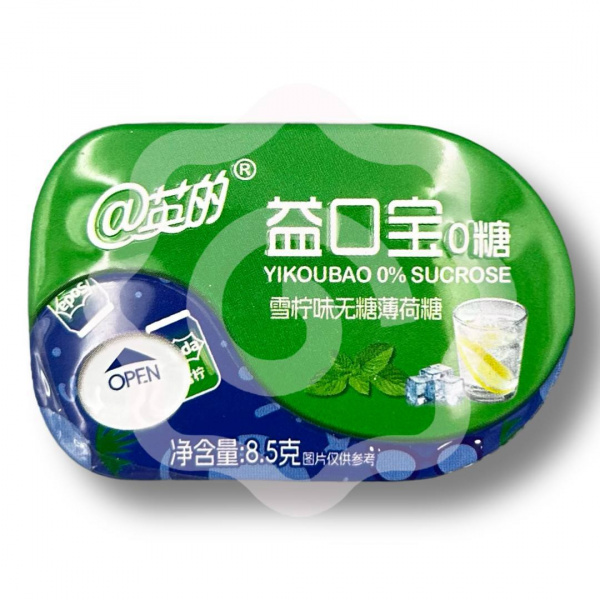 Драже «Yikoubao» освежающие без сахара со вкусом спрайта 8,5 г (Китай)