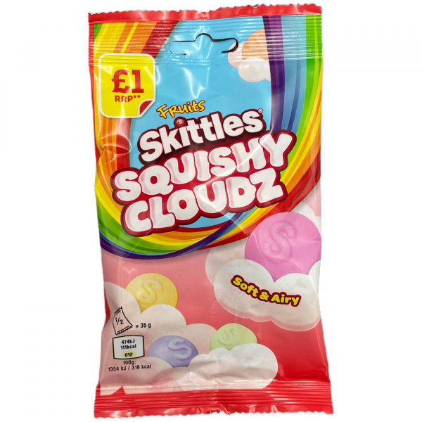 Жевательные конфеты «Skittles» Squishy Cloudz  70 г (Ирландия)