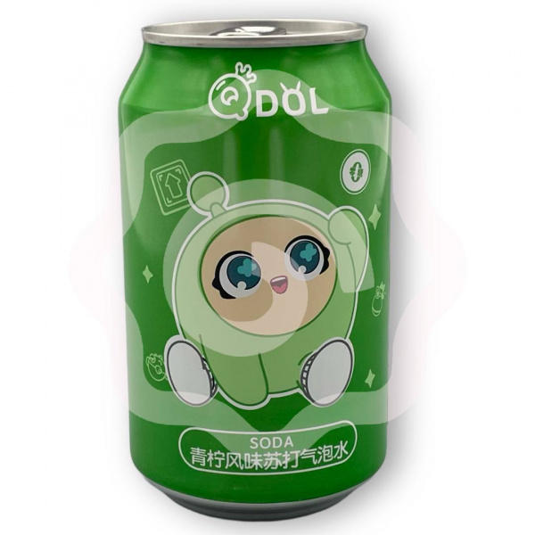 Напиток газированный "QDOL" со вкусом лайма 330 мл (Китай) 1/24