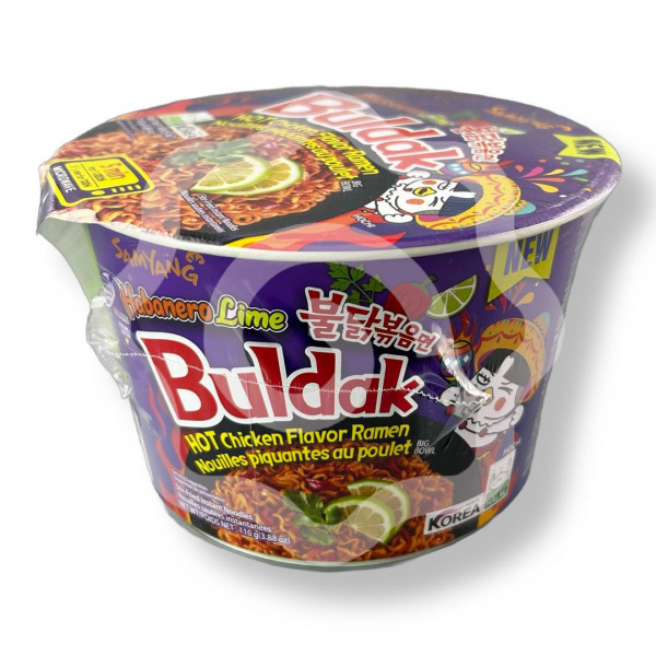 Рамен «Samyang» со вкусом хабанеро лайм 110 г (Южная Корея) 1/12
