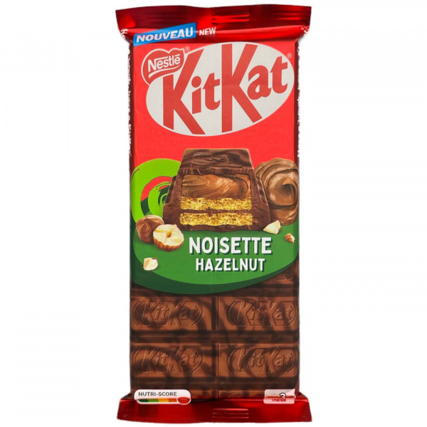 Шоколад «KitKat» с фундуком 99 г (Болгария)