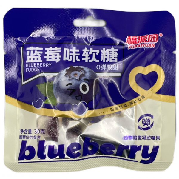 Мармелад со вкусом черники 30 г (Китай)