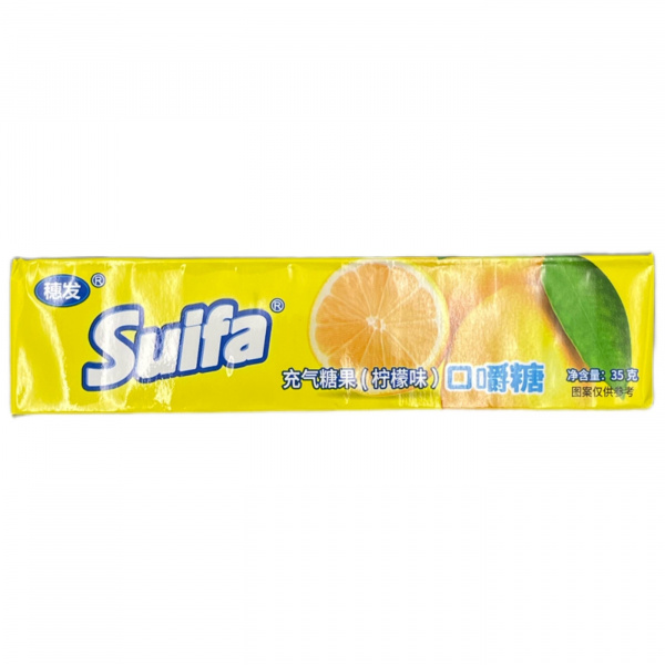 Жевательные конфеты "Suifa" со вкусом лимона 35 г (Китай)