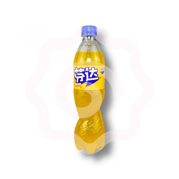 Напиток газированный «Fanta» со вкусом ананаса 500 мл (Китай) 1/12