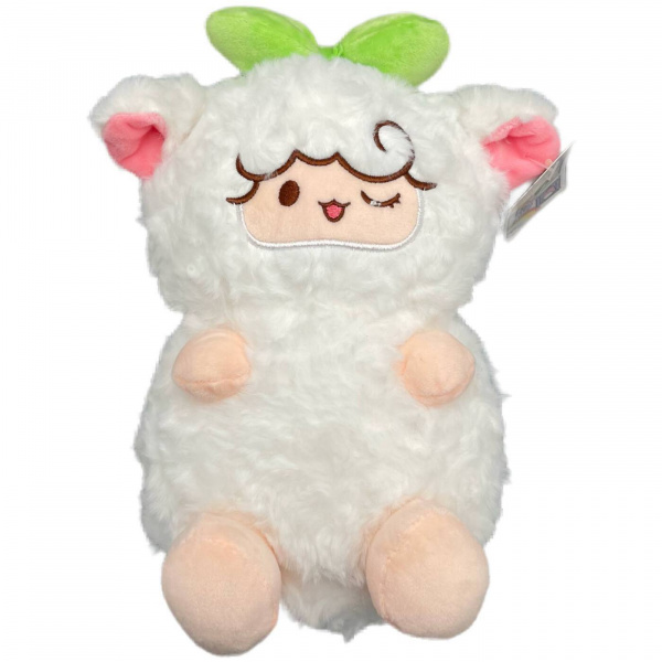 Мягкая игрушка «Sweet sheep» зеленый бантик 20 см