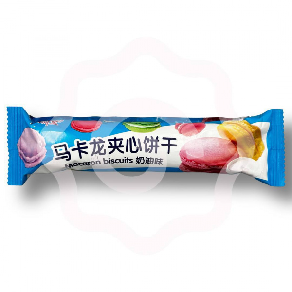 Печенье QIAN BAI TANG "Macaron" со сливочным вкусом 55 г