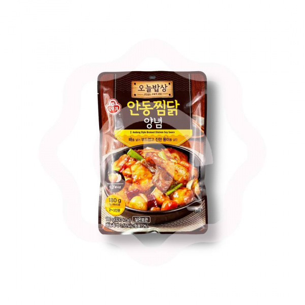 Соус «Ottogi» из пасты черных бобов для тушеной курицы 180 г (Южная корея) 10/2