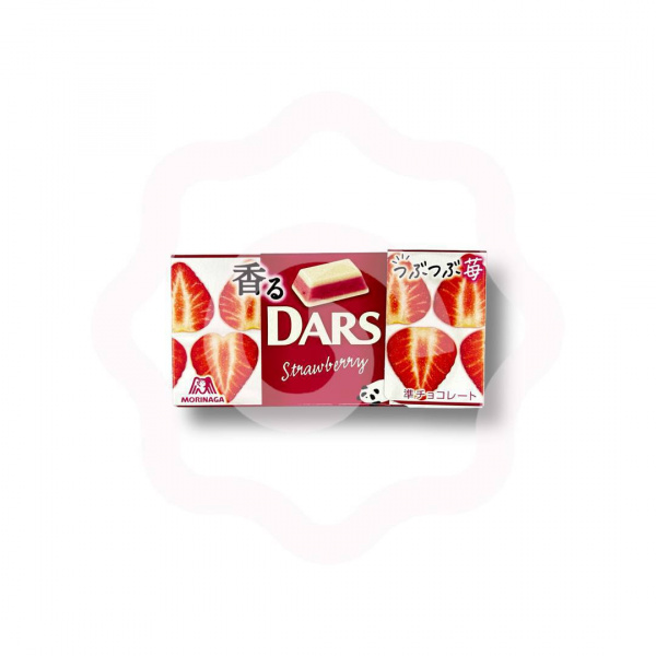 Шоколад MORINAGA "Dars. Ароматная клубника" белый 46 г