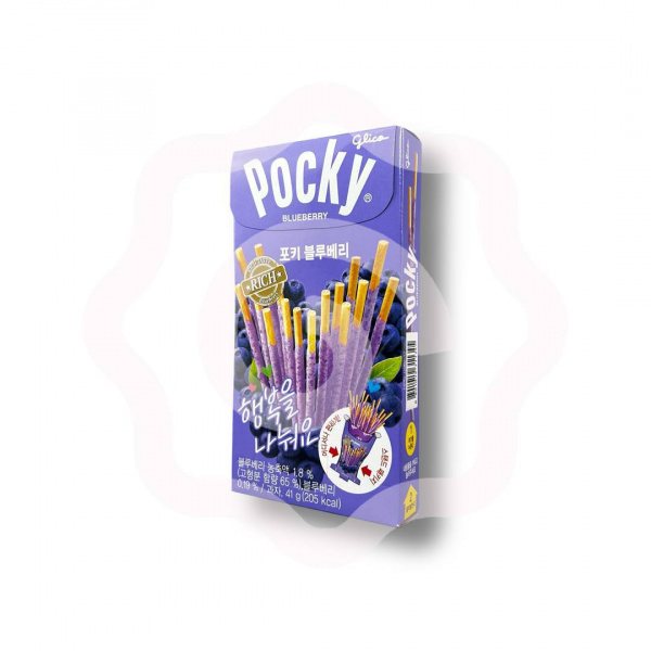 Покки «Glico» в шоколаде с черникой 41 г (Южная Корея) 1/40