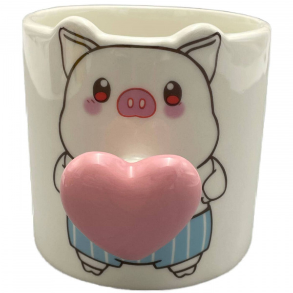 Кружка керамическая «Piglet and Love» 460 мл