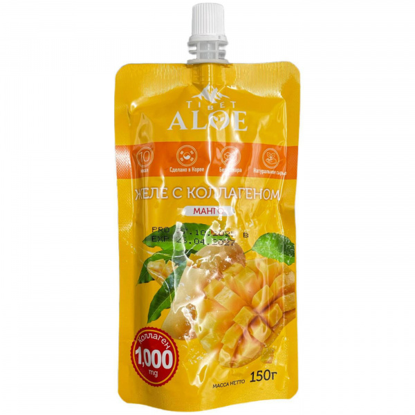 Желе с коллагеном со вкусом манго 150 г (Южная Корея)