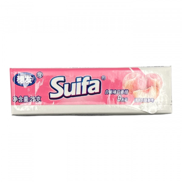Жевательная резинка «Suifa» с персиковым вкусом