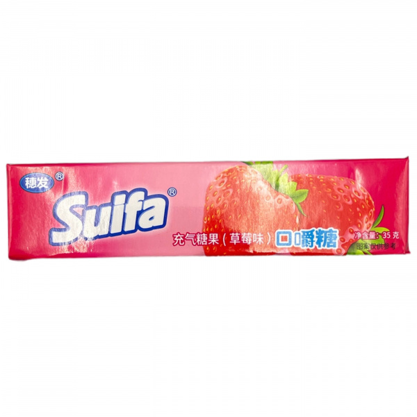 Жевательная конфета «Suifa» со вкусом клубники 35 г (Китай)