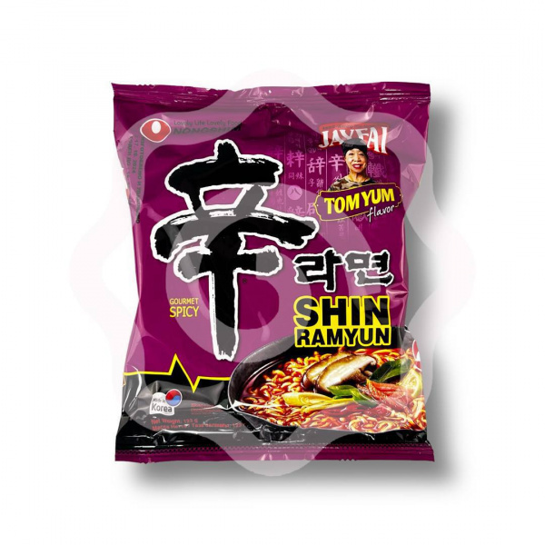 Шин Рамен «Nongshim» со вкусом том ям 123 г (Южная Корея)