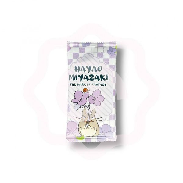 Коллекционные карточки-бустеры «Hayao Miyazaki» фиолетовый цвет 2 в 1