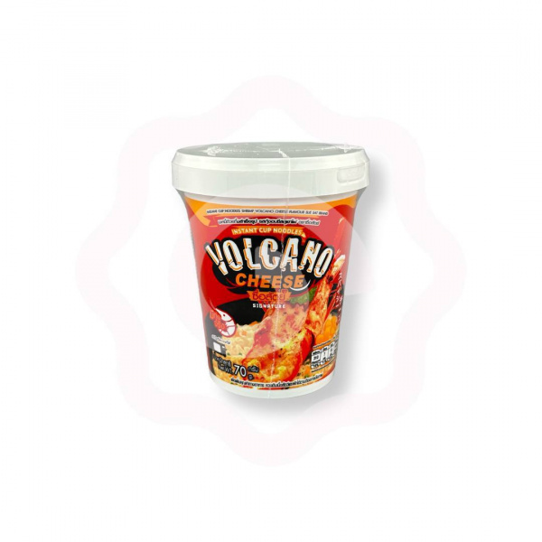 Лапша SUE SAT "Volcano Cheese" со вкусом креветки и сливочного сыра 70 г