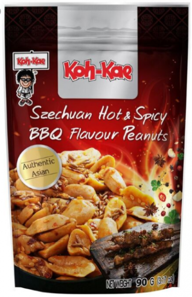 Арахис KOH-KAE обжаренный со вкусом сычуаньского пряного соуса барбекю 90 г