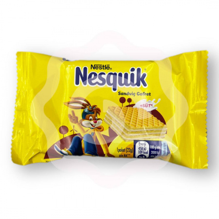 Сендвич-вафли «Nesquik» 22 г (Турция)