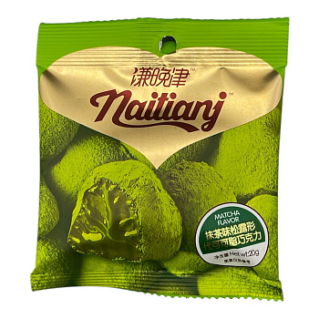 Конфеты трюфельные с начинкой из матчи 20 г (Китай)