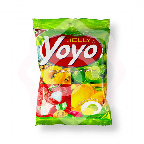 Конфеты YOYO "Тропические фрукты" желейные 80 г