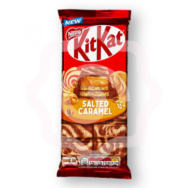 Шоколад «KitKat» соленая карамель 99 г (Германия) 1/15