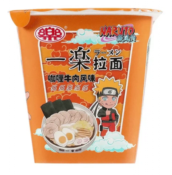 Лапша NARUTO со вкусом говядины и карри 100 г