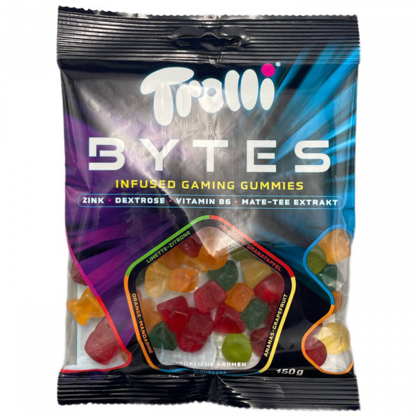Мармелад «Trolli Bytes»  с фруктовым вкусом и витаминами 150 г  (Германия)