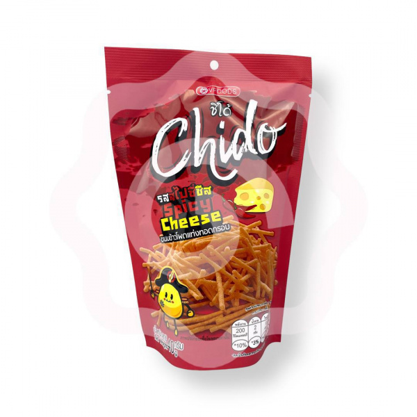 Пшеничные палочки со вкусом острого сыра 40 гр (Таиланд) 1/48