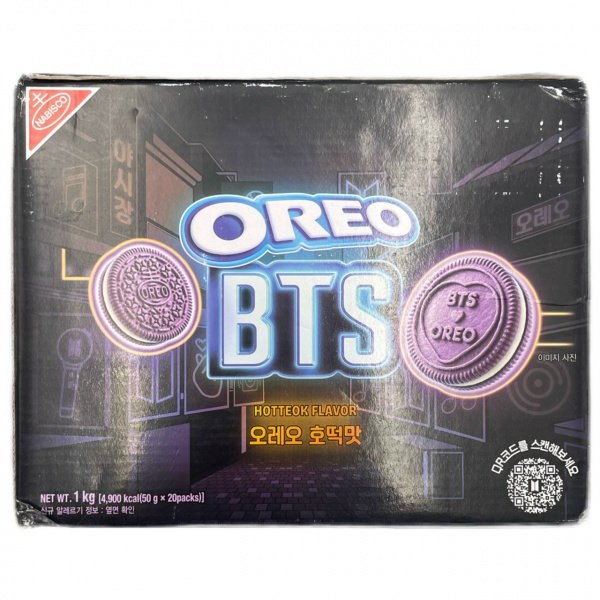 Печенье «Орео BTS» со вкусом хоттока со сливочной начинкой 1000 г (Южная Корея)