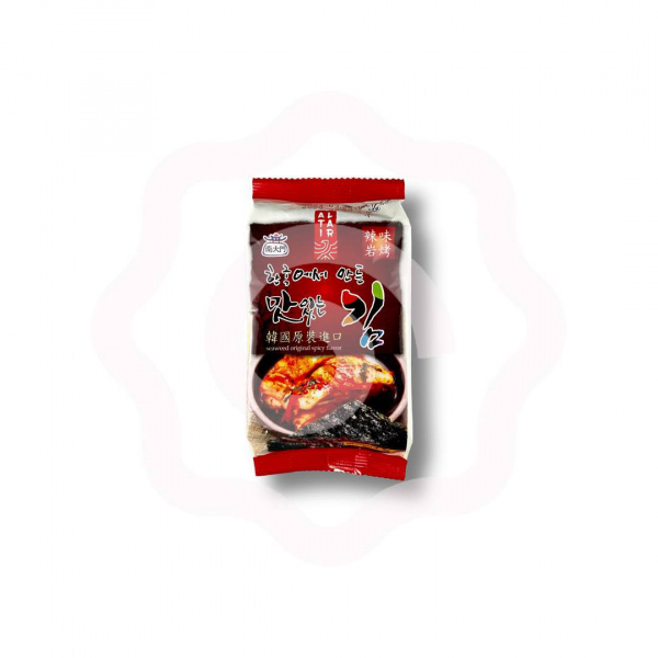 Морская капуста JINYANG "Roasted seasoned dried seaweed with kimchi" сушеная обжаренная с кимчи 4.5 г