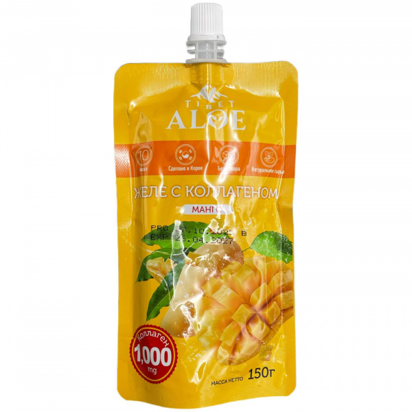 Желе с коллагеном со вкусом манго 150 г (Южная Корея)