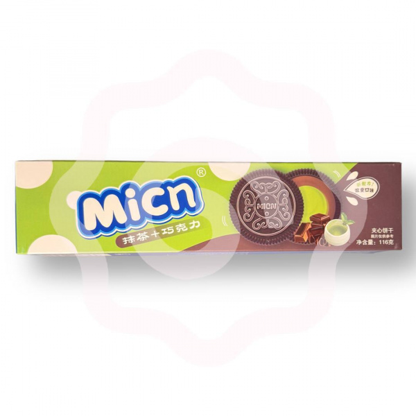 Печенье сэндвич «Micn» со вкусом мяты и шоколада 116 г (Китай) 1/24