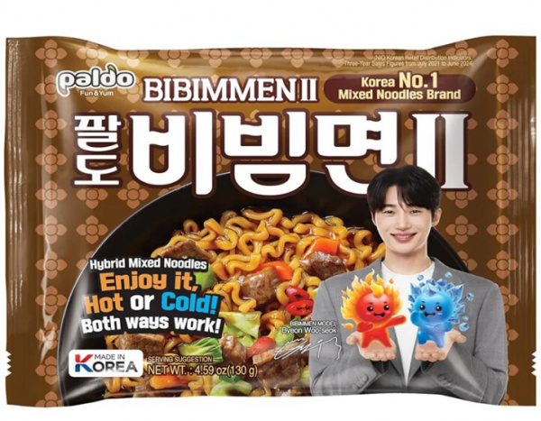 Рамен с говядиной в соевом соусе с перцем 130 г (Южная Корея) 1/16