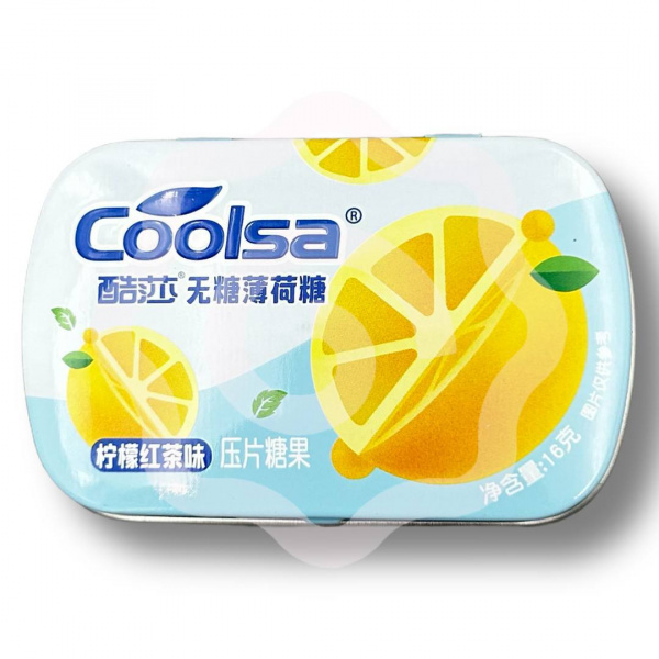 Драже освежающее «Coolsa» без сахара со вкусом лимона 16 г (Китай) 1/12/72