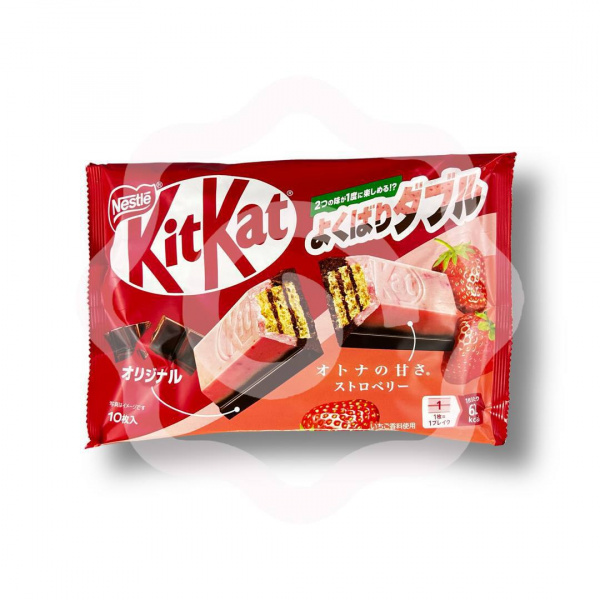 KitKat Мини со вкусом классического и клубничного шоколада 116 г (Япония) 1/24