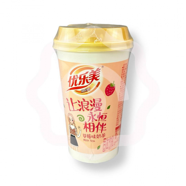 Чай молочный XIZHILANG "U.LOVEIT" растворимый с вкусом клубники 80 г