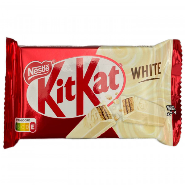 Шоколадный батончик «KitKat» в белом шоколаде  41,5 г (Германия)