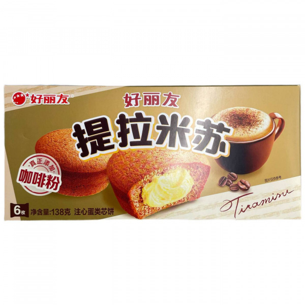 Пирожное «Choco Pie» со вкусом тирамису  138 г (Китай)