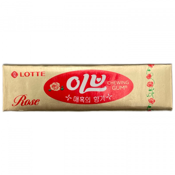 Жевательная резинка «Лотте» со вкусом розы 26 г (Южная Корея)