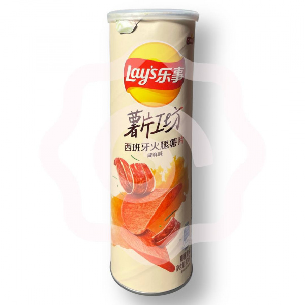 Чипсы Lays со вкусом ветчины по Испански 104 г (Китай) 1/24