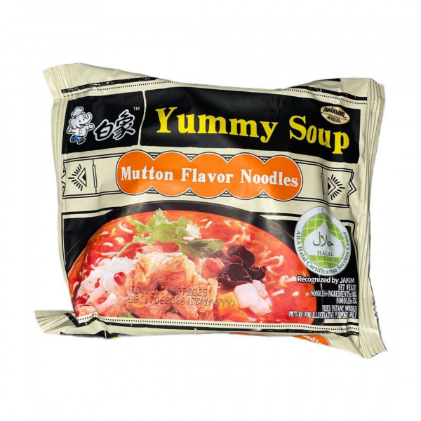 Лапша со вкусом баранины 103 г (Китай)  1/5/30