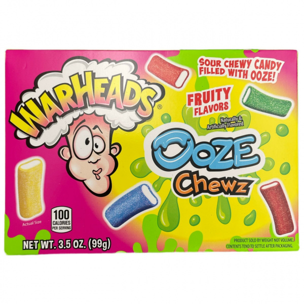 Кислые конфеты «Вархедс  OOze» с фруктовым вкусом 99 г (США)