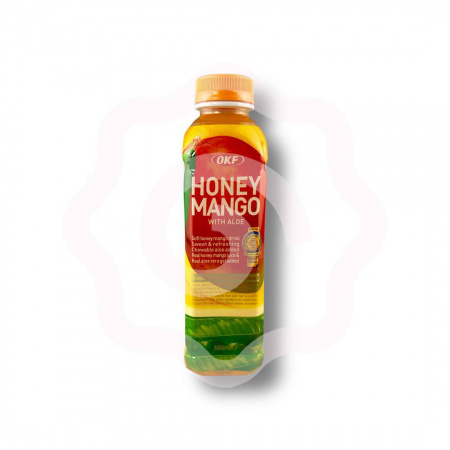 Напиток «OKF» со вкусом медового манго с алоэ вера 500 мл (Корея)
